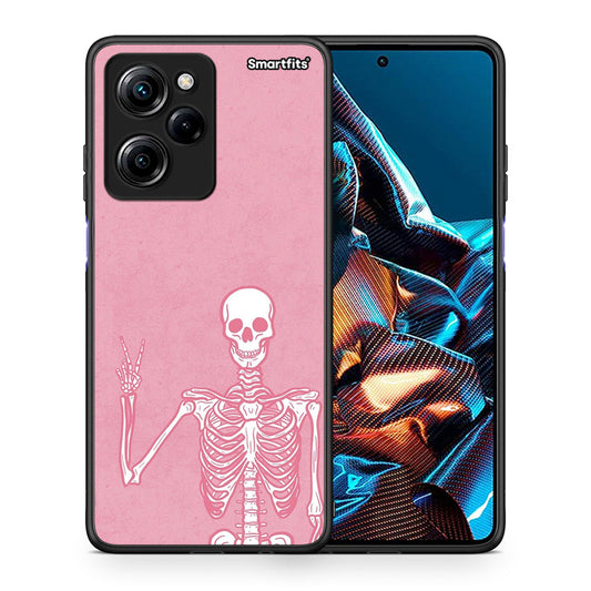 Θήκη Xiaomi Poco X5 Pro 5G Dual Halloween Motivation από τη Smartfits με σχέδιο στο πίσω μέρος και μαύρο περίβλημα | Xiaomi Poco X5 Pro 5G Dual Halloween Motivation Case with Colorful Back and Black Bezels