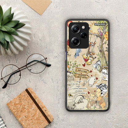 Θήκη Xiaomi Poco X5 Pro 5G Dual Happy Friends από τη Smartfits με σχέδιο στο πίσω μέρος και μαύρο περίβλημα | Xiaomi Poco X5 Pro 5G Dual Happy Friends Case with Colorful Back and Black Bezels