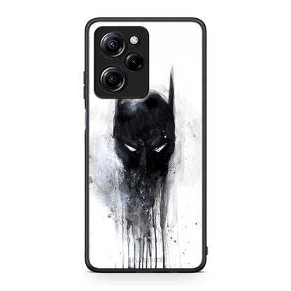 Θήκη Xiaomi Poco X5 Pro 5G Dual Hero Paint Bat από τη Smartfits με σχέδιο στο πίσω μέρος και μαύρο περίβλημα | Xiaomi Poco X5 Pro 5G Dual Hero Paint Bat Case with Colorful Back and Black Bezels