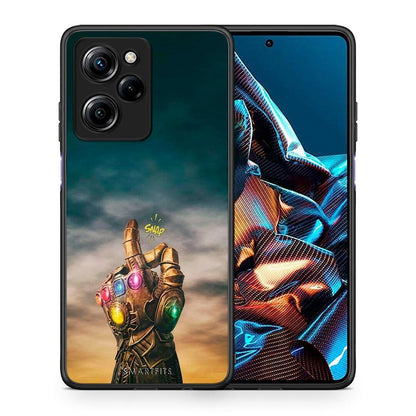 Θήκη Xiaomi Poco X5 Pro 5G Dual Infinity Snap από τη Smartfits με σχέδιο στο πίσω μέρος και μαύρο περίβλημα | Xiaomi Poco X5 Pro 5G Dual Infinity Snap Case with Colorful Back and Black Bezels