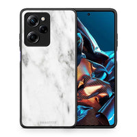 Thumbnail for Θήκη Xiaomi Poco X5 Pro 5G Dual Marble White από τη Smartfits με σχέδιο στο πίσω μέρος και μαύρο περίβλημα | Xiaomi Poco X5 Pro 5G Dual Marble White Case with Colorful Back and Black Bezels