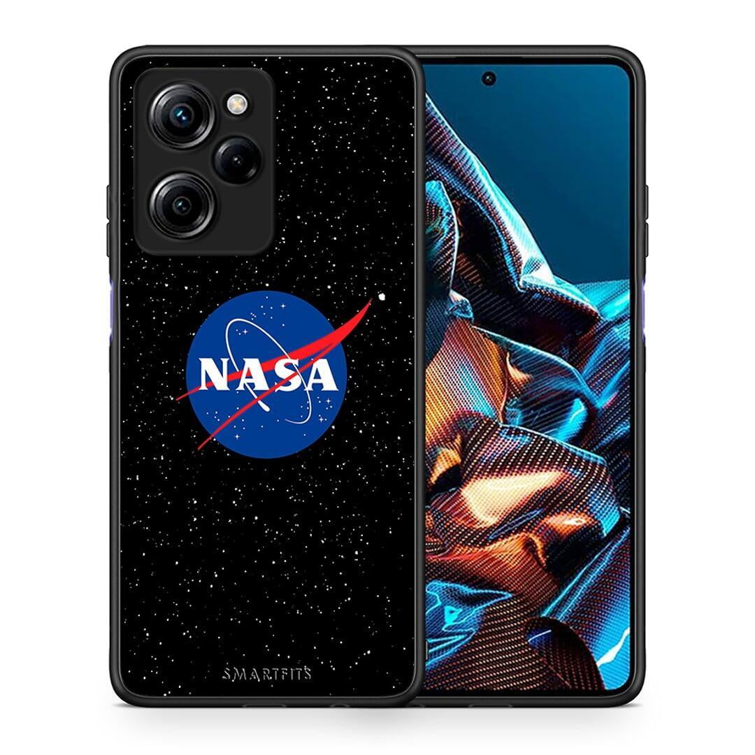 Θήκη Xiaomi Poco X5 Pro 5G Dual PopArt NASA από τη Smartfits με σχέδιο στο πίσω μέρος και μαύρο περίβλημα | Xiaomi Poco X5 Pro 5G Dual PopArt NASA Case with Colorful Back and Black Bezels