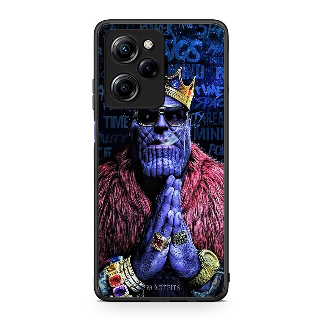 Θήκη Xiaomi Poco X5 Pro 5G Dual PopArt Thanos από τη Smartfits με σχέδιο στο πίσω μέρος και μαύρο περίβλημα | Xiaomi Poco X5 Pro 5G Dual PopArt Thanos Case with Colorful Back and Black Bezels