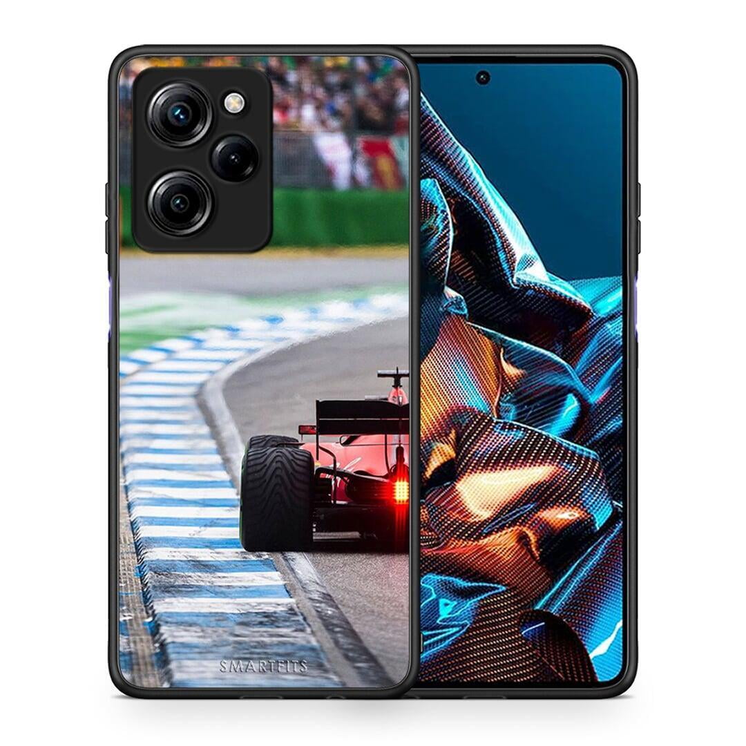 Θήκη Xiaomi Poco X5 Pro 5G Dual Racing Vibes από τη Smartfits με σχέδιο στο πίσω μέρος και μαύρο περίβλημα | Xiaomi Poco X5 Pro 5G Dual Racing Vibes Case with Colorful Back and Black Bezels