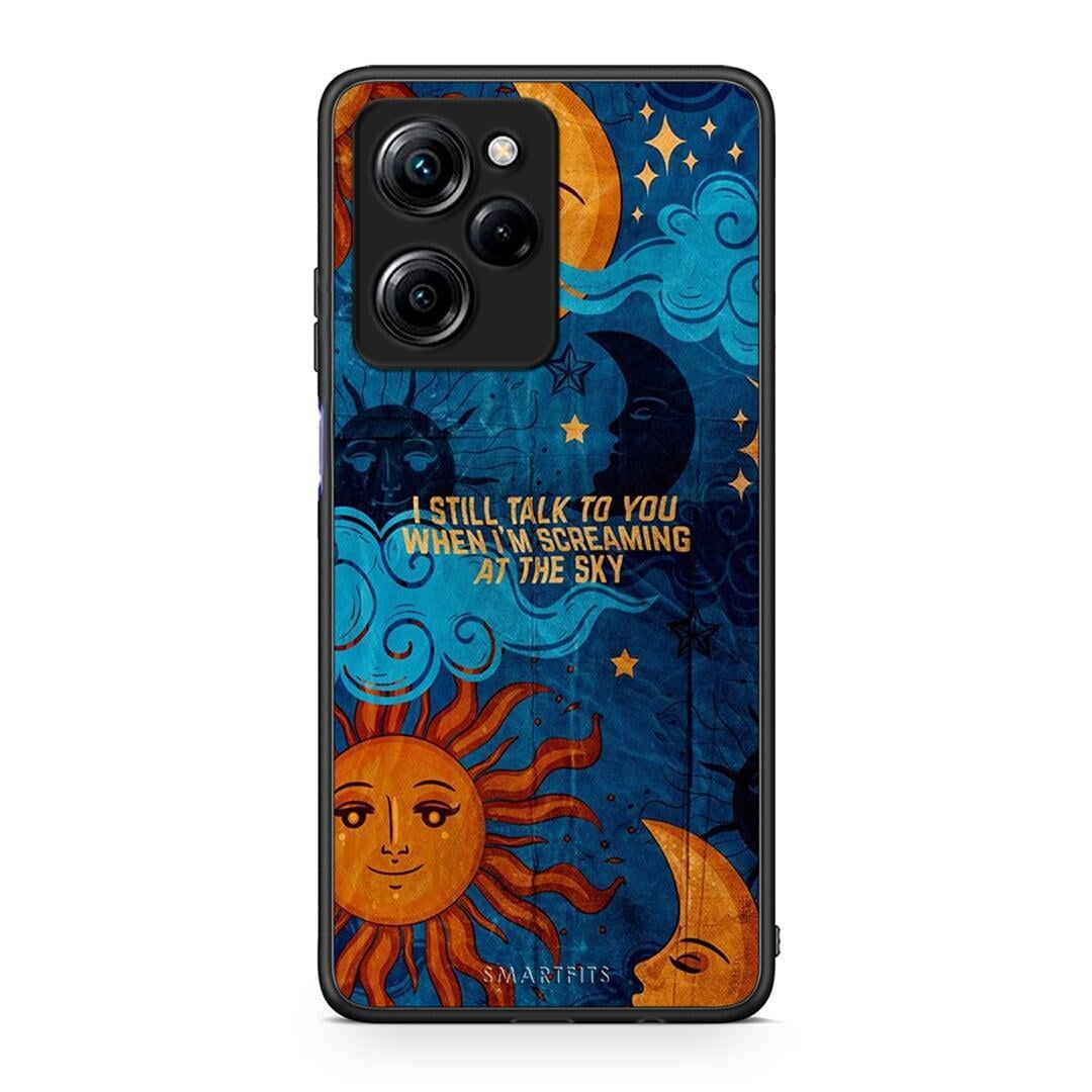 Θήκη Xiaomi Poco X5 Pro 5G Dual Screaming Sky από τη Smartfits με σχέδιο στο πίσω μέρος και μαύρο περίβλημα | Xiaomi Poco X5 Pro 5G Dual Screaming Sky Case with Colorful Back and Black Bezels