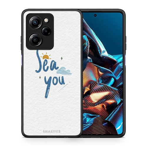 Θήκη Xiaomi Poco X5 Pro 5G Dual Sea You από τη Smartfits με σχέδιο στο πίσω μέρος και μαύρο περίβλημα | Xiaomi Poco X5 Pro 5G Dual Sea You Case with Colorful Back and Black Bezels