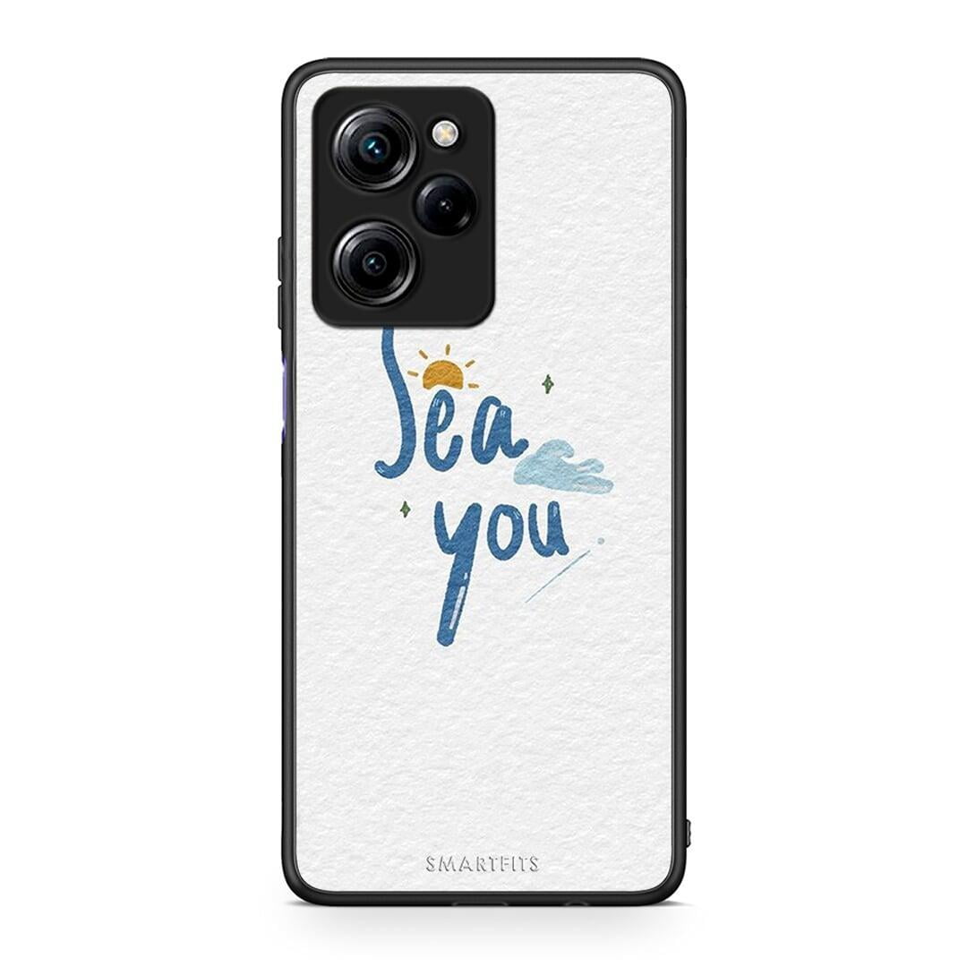 Θήκη Xiaomi Poco X5 Pro 5G Dual Sea You από τη Smartfits με σχέδιο στο πίσω μέρος και μαύρο περίβλημα | Xiaomi Poco X5 Pro 5G Dual Sea You Case with Colorful Back and Black Bezels