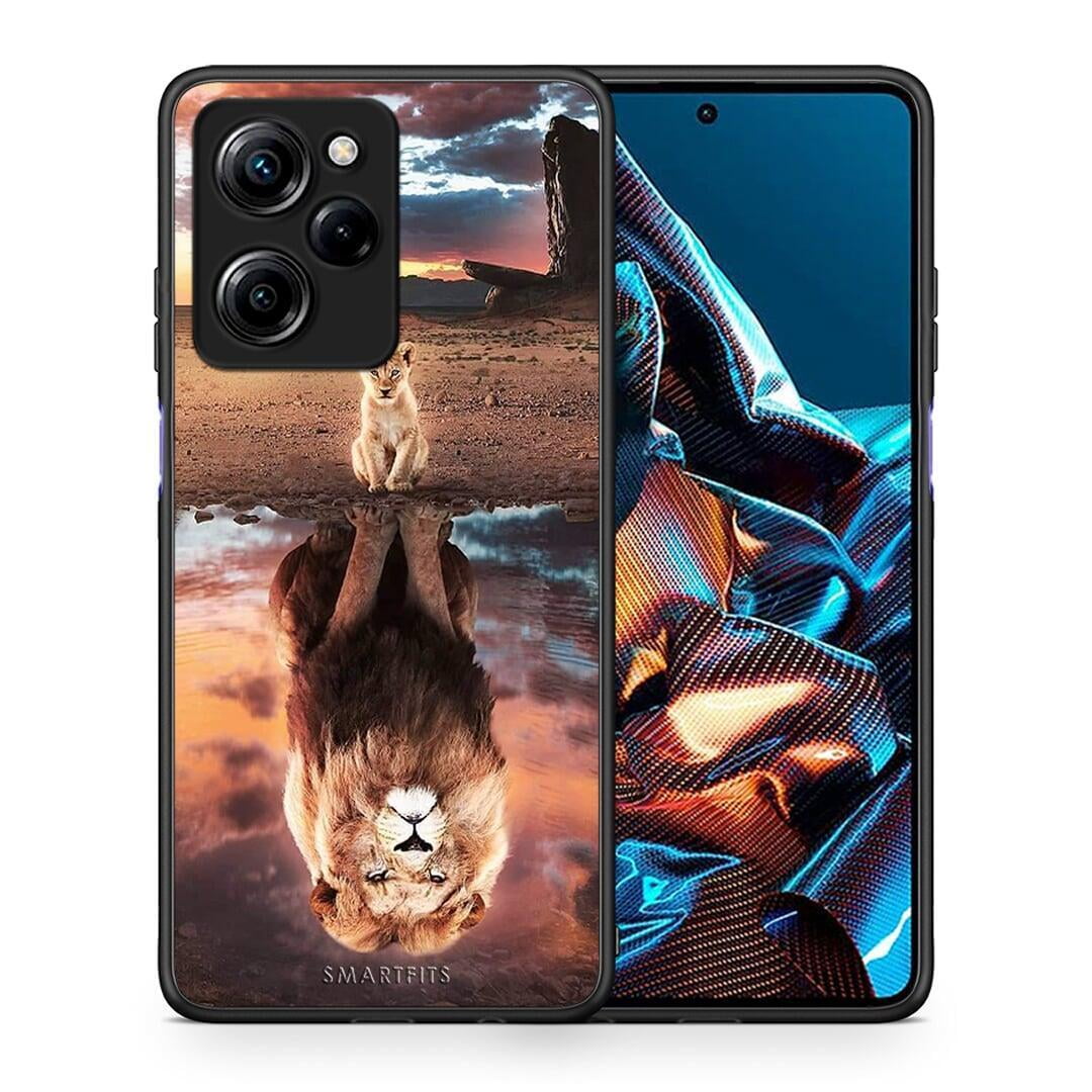 Θήκη Xiaomi Poco X5 Pro 5G Dual Sunset Dreams από τη Smartfits με σχέδιο στο πίσω μέρος και μαύρο περίβλημα | Xiaomi Poco X5 Pro 5G Dual Sunset Dreams Case with Colorful Back and Black Bezels