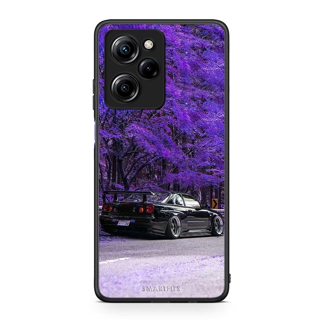 Θήκη Xiaomi Poco X5 Pro 5G Dual Super Car από τη Smartfits με σχέδιο στο πίσω μέρος και μαύρο περίβλημα | Xiaomi Poco X5 Pro 5G Dual Super Car Case with Colorful Back and Black Bezels