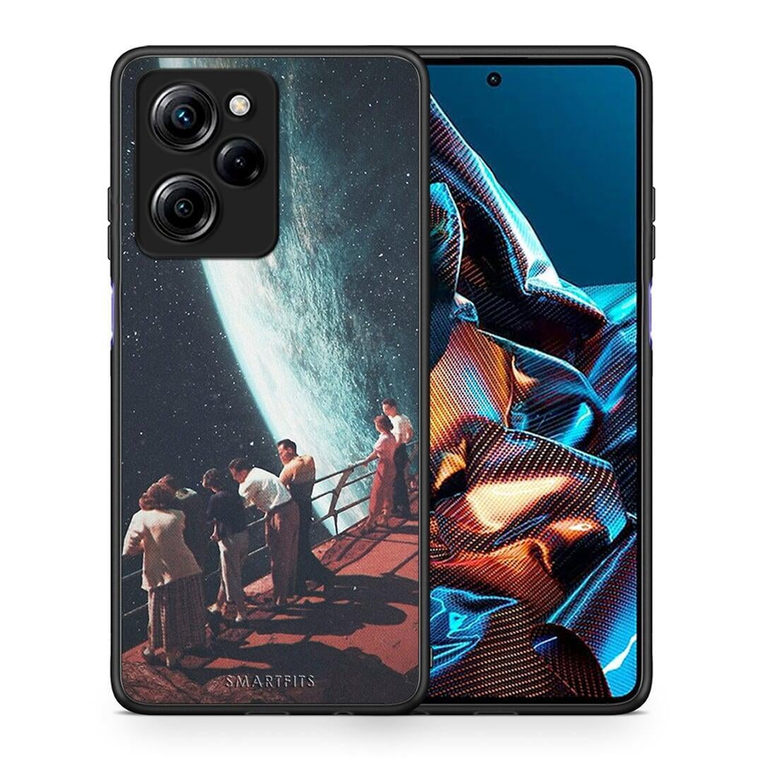 Θήκη Xiaomi Poco X5 Pro 5G Dual Surreal View από τη Smartfits με σχέδιο στο πίσω μέρος και μαύρο περίβλημα | Xiaomi Poco X5 Pro 5G Dual Surreal View Case with Colorful Back and Black Bezels