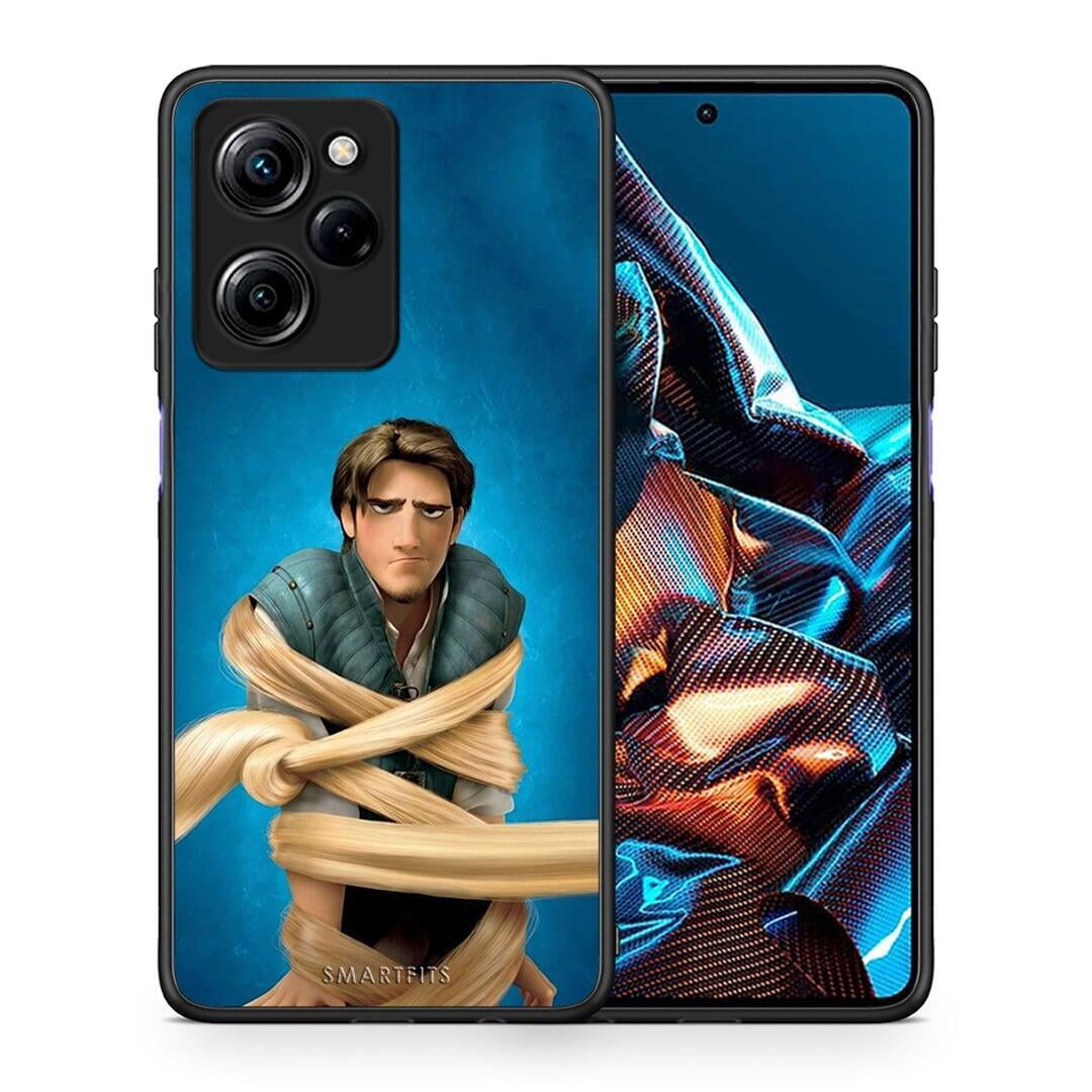 Θήκη Xiaomi Poco X5 Pro 5G Dual Tangled 1 από τη Smartfits με σχέδιο στο πίσω μέρος και μαύρο περίβλημα | Xiaomi Poco X5 Pro 5G Dual Tangled 1 Case with Colorful Back and Black Bezels