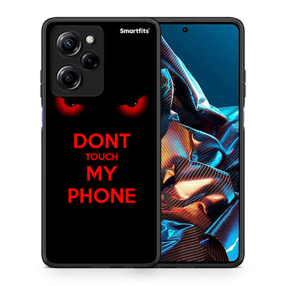 Θήκη Xiaomi Poco X5 Pro 5G Dual Touch My Phone από τη Smartfits με σχέδιο στο πίσω μέρος και μαύρο περίβλημα | Xiaomi Poco X5 Pro 5G Dual Touch My Phone Case with Colorful Back and Black Bezels