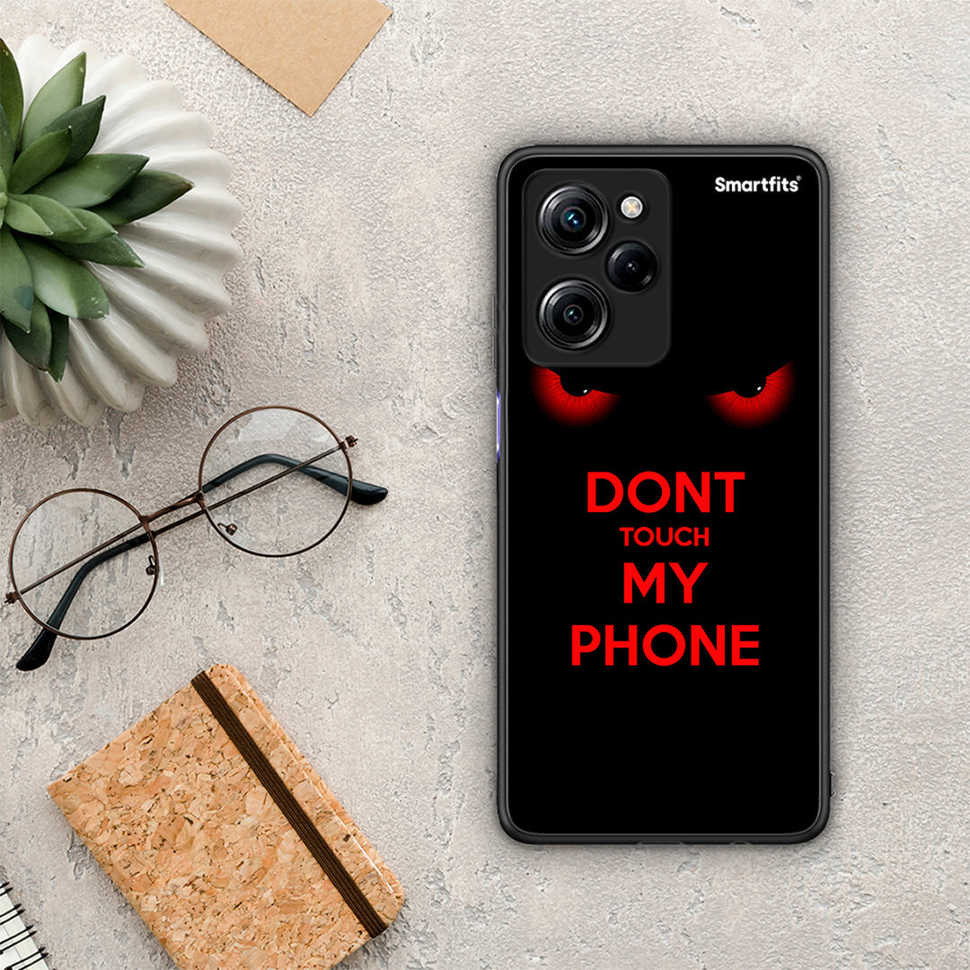 Θήκη Xiaomi Poco X5 Pro 5G Dual Touch My Phone από τη Smartfits με σχέδιο στο πίσω μέρος και μαύρο περίβλημα | Xiaomi Poco X5 Pro 5G Dual Touch My Phone Case with Colorful Back and Black Bezels