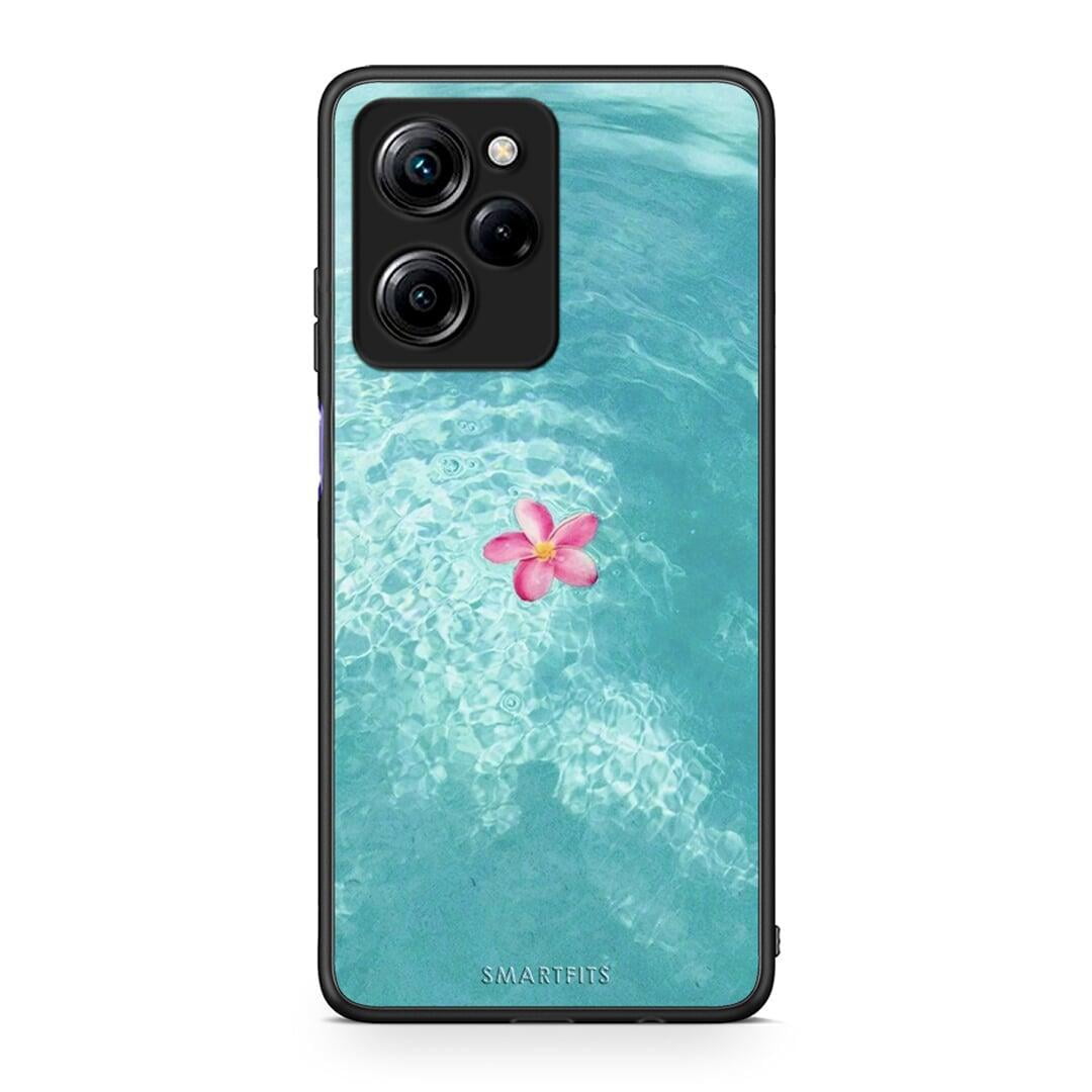 Θήκη Xiaomi Poco X5 Pro 5G Dual Water Flower από τη Smartfits με σχέδιο στο πίσω μέρος και μαύρο περίβλημα | Xiaomi Poco X5 Pro 5G Dual Water Flower Case with Colorful Back and Black Bezels