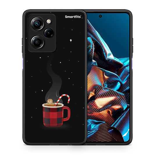 Θήκη Xiaomi Poco X5 Pro 5G Dual Xmas Bathing από τη Smartfits με σχέδιο στο πίσω μέρος και μαύρο περίβλημα | Xiaomi Poco X5 Pro 5G Dual Xmas Bathing Case with Colorful Back and Black Bezels