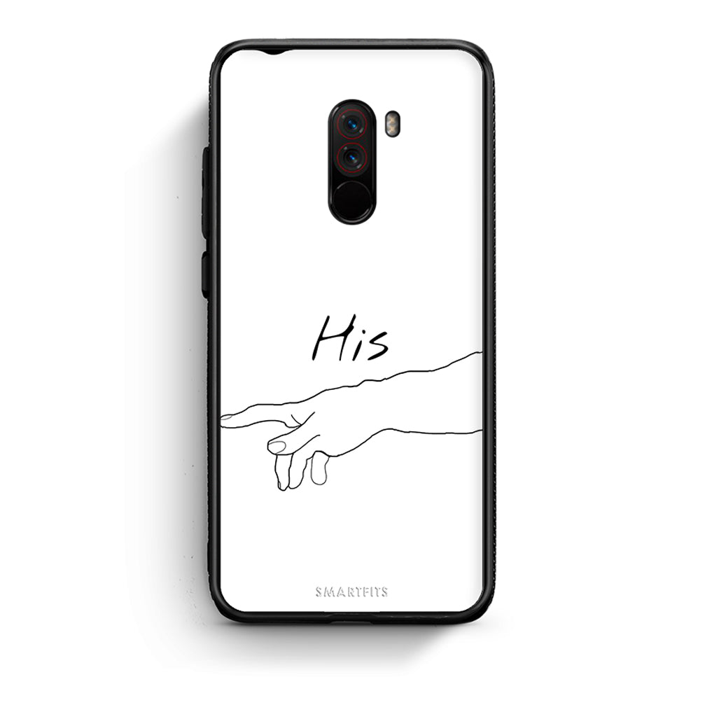 Xiaomi Pocophone F1 Aeshetic Love 2 Θήκη Αγίου Βαλεντίνου από τη Smartfits με σχέδιο στο πίσω μέρος και μαύρο περίβλημα | Smartphone case with colorful back and black bezels by Smartfits