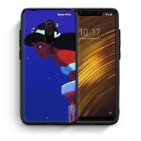 Thumbnail for Θήκη Xiaomi Pocophone F1 Alladin And Jasmine Love 2 από τη Smartfits με σχέδιο στο πίσω μέρος και μαύρο περίβλημα | Xiaomi Pocophone F1 Alladin And Jasmine Love 2 case with colorful back and black bezels
