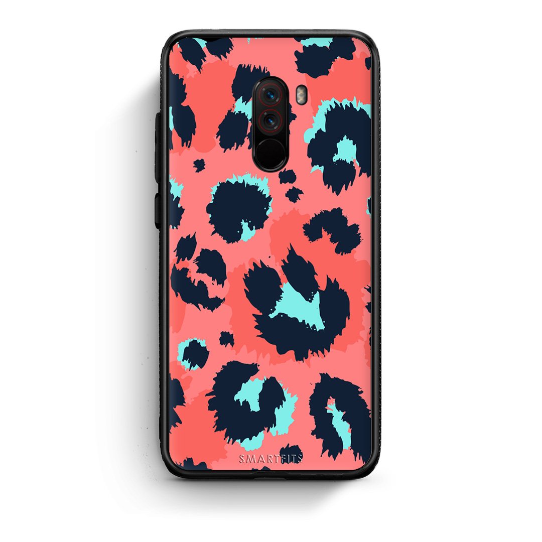 22 - Xiaomi Pocophone F1  Pink Leopard Animal case, cover, bumper