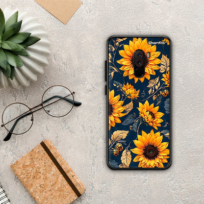 Autumn Sunflowers - Xiaomi Pocophone F1 θήκη