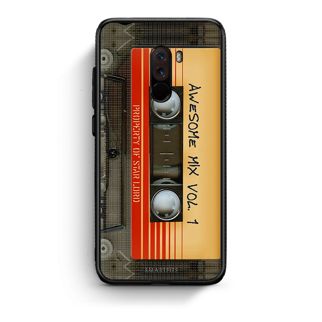 Xiaomi Pocophone F1 Awesome Mix θήκη από τη Smartfits με σχέδιο στο πίσω μέρος και μαύρο περίβλημα | Smartphone case with colorful back and black bezels by Smartfits