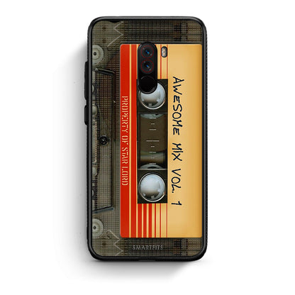 Xiaomi Pocophone F1 Awesome Mix θήκη από τη Smartfits με σχέδιο στο πίσω μέρος και μαύρο περίβλημα | Smartphone case with colorful back and black bezels by Smartfits