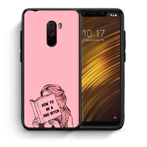 Θήκη Xiaomi Pocophone F1 Bad Bitch από τη Smartfits με σχέδιο στο πίσω μέρος και μαύρο περίβλημα | Xiaomi Pocophone F1 Bad Bitch case with colorful back and black bezels