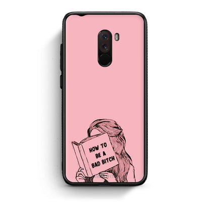 Xiaomi Pocophone F1 Bad Bitch θήκη από τη Smartfits με σχέδιο στο πίσω μέρος και μαύρο περίβλημα | Smartphone case with colorful back and black bezels by Smartfits