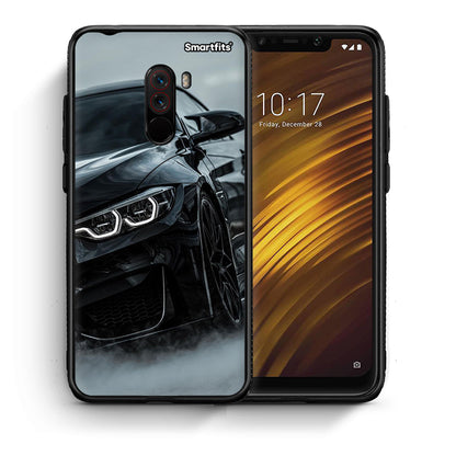 Θήκη Xiaomi Pocophone F1 Black BMW από τη Smartfits με σχέδιο στο πίσω μέρος και μαύρο περίβλημα | Xiaomi Pocophone F1 Black BMW case with colorful back and black bezels