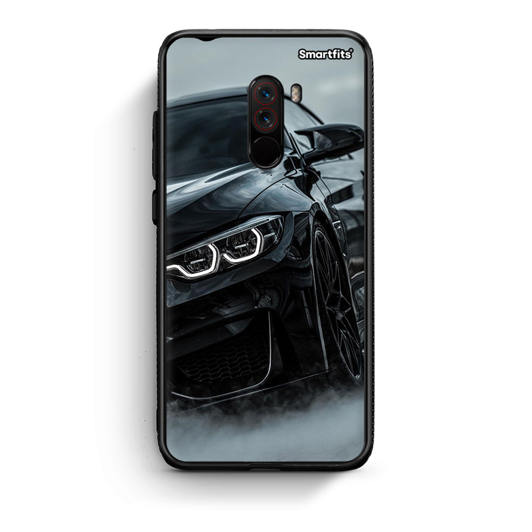 Xiaomi Pocophone F1 Black BMW θήκη από τη Smartfits με σχέδιο στο πίσω μέρος και μαύρο περίβλημα | Smartphone case with colorful back and black bezels by Smartfits