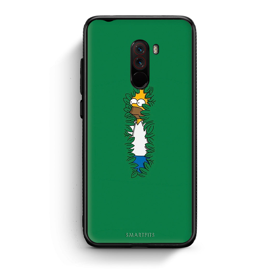 Xiaomi Pocophone F1 Bush Man Θήκη Αγίου Βαλεντίνου από τη Smartfits με σχέδιο στο πίσω μέρος και μαύρο περίβλημα | Smartphone case with colorful back and black bezels by Smartfits