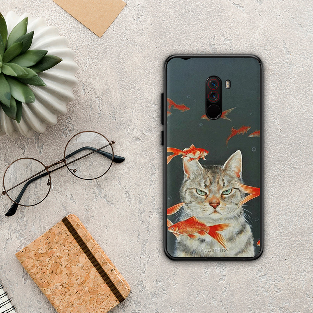 Cat Goldfish - Xiaomi Pocophone F1 θήκη