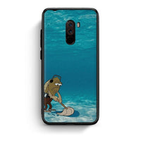 Thumbnail for Xiaomi Pocophone F1 Clean The Ocean Θήκη από τη Smartfits με σχέδιο στο πίσω μέρος και μαύρο περίβλημα | Smartphone case with colorful back and black bezels by Smartfits