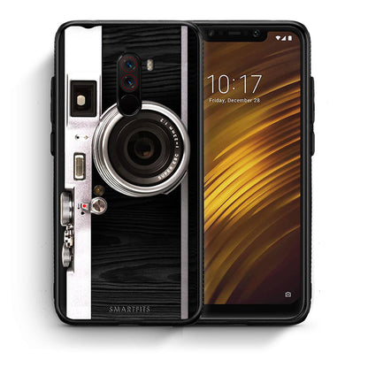 Θήκη Xiaomi Pocophone F1 Emily In Paris από τη Smartfits με σχέδιο στο πίσω μέρος και μαύρο περίβλημα | Xiaomi Pocophone F1 Emily In Paris case with colorful back and black bezels