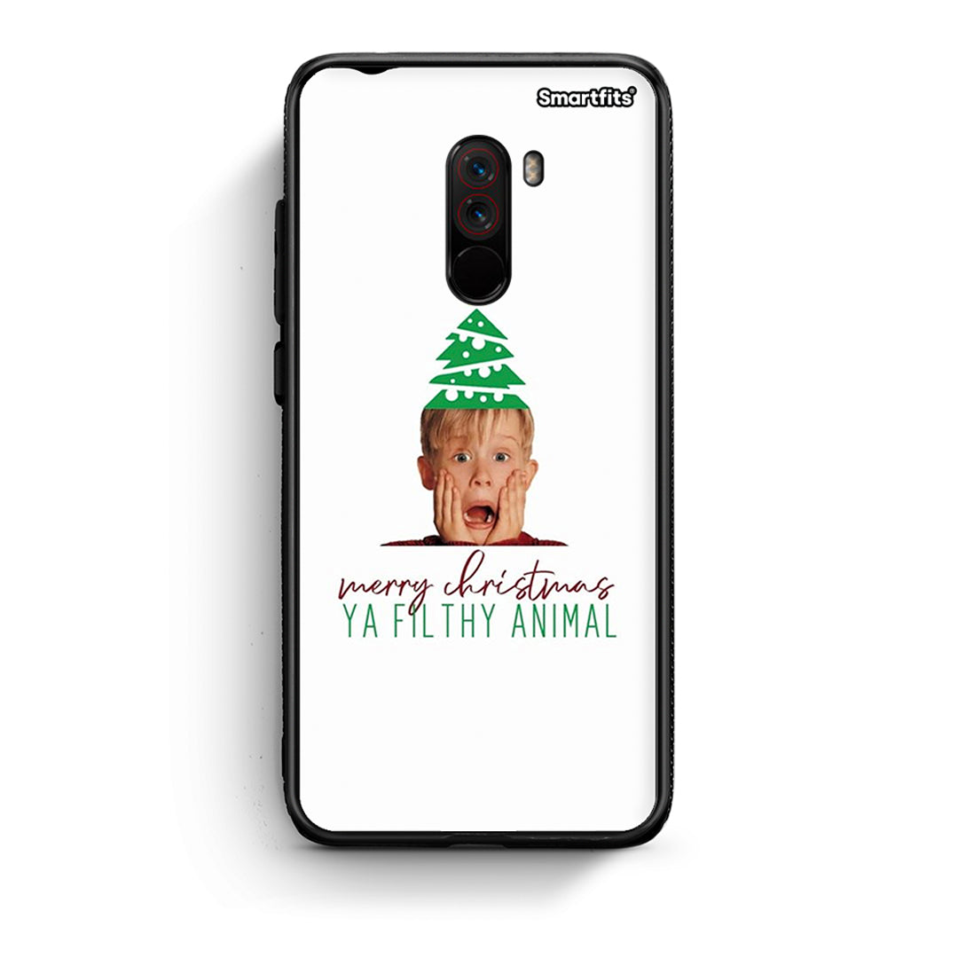 Xiaomi Pocophone F1 Filthy Animal θήκη από τη Smartfits με σχέδιο στο πίσω μέρος και μαύρο περίβλημα | Smartphone case with colorful back and black bezels by Smartfits