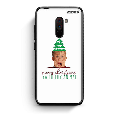 Xiaomi Pocophone F1 Filthy Animal θήκη από τη Smartfits με σχέδιο στο πίσω μέρος και μαύρο περίβλημα | Smartphone case with colorful back and black bezels by Smartfits