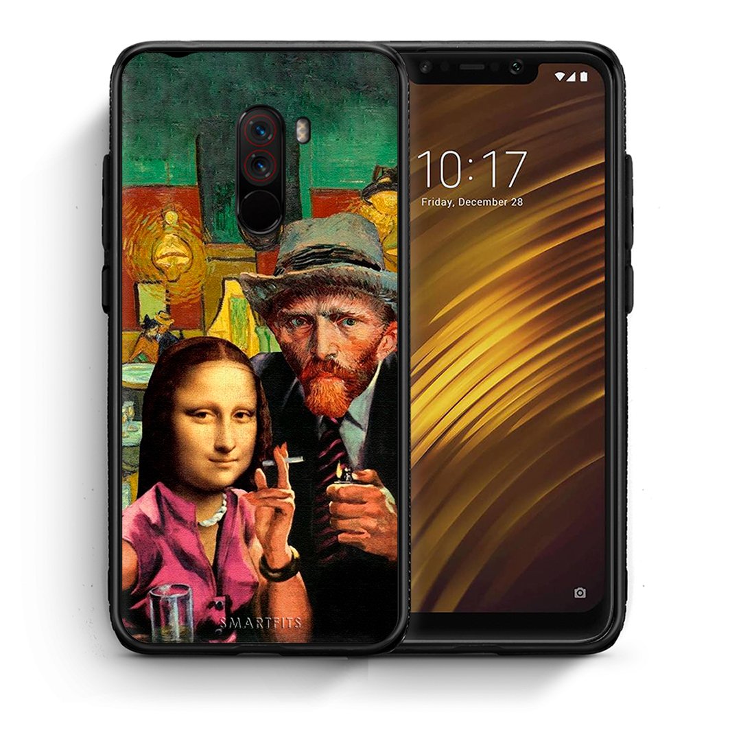 Θήκη Xiaomi Pocophone F1 Funny Art από τη Smartfits με σχέδιο στο πίσω μέρος και μαύρο περίβλημα | Xiaomi Pocophone F1 Funny Art case with colorful back and black bezels