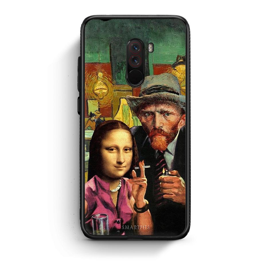 Xiaomi Pocophone F1 Funny Art θήκη από τη Smartfits με σχέδιο στο πίσω μέρος και μαύρο περίβλημα | Smartphone case with colorful back and black bezels by Smartfits