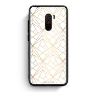 Thumbnail for 111 - Xiaomi Pocophone F1  Luxury White Geometric case, cover, bumper