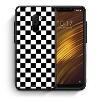 Thumbnail for Θήκη Xiaomi Pocophone F1 Squares Geometric από τη Smartfits με σχέδιο στο πίσω μέρος και μαύρο περίβλημα | Xiaomi Pocophone F1 Squares Geometric case with colorful back and black bezels