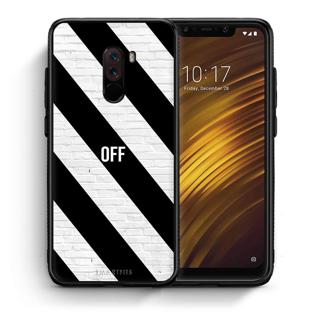 Θήκη Xiaomi Pocophone F1 Get Off από τη Smartfits με σχέδιο στο πίσω μέρος και μαύρο περίβλημα | Xiaomi Pocophone F1 Get Off case with colorful back and black bezels