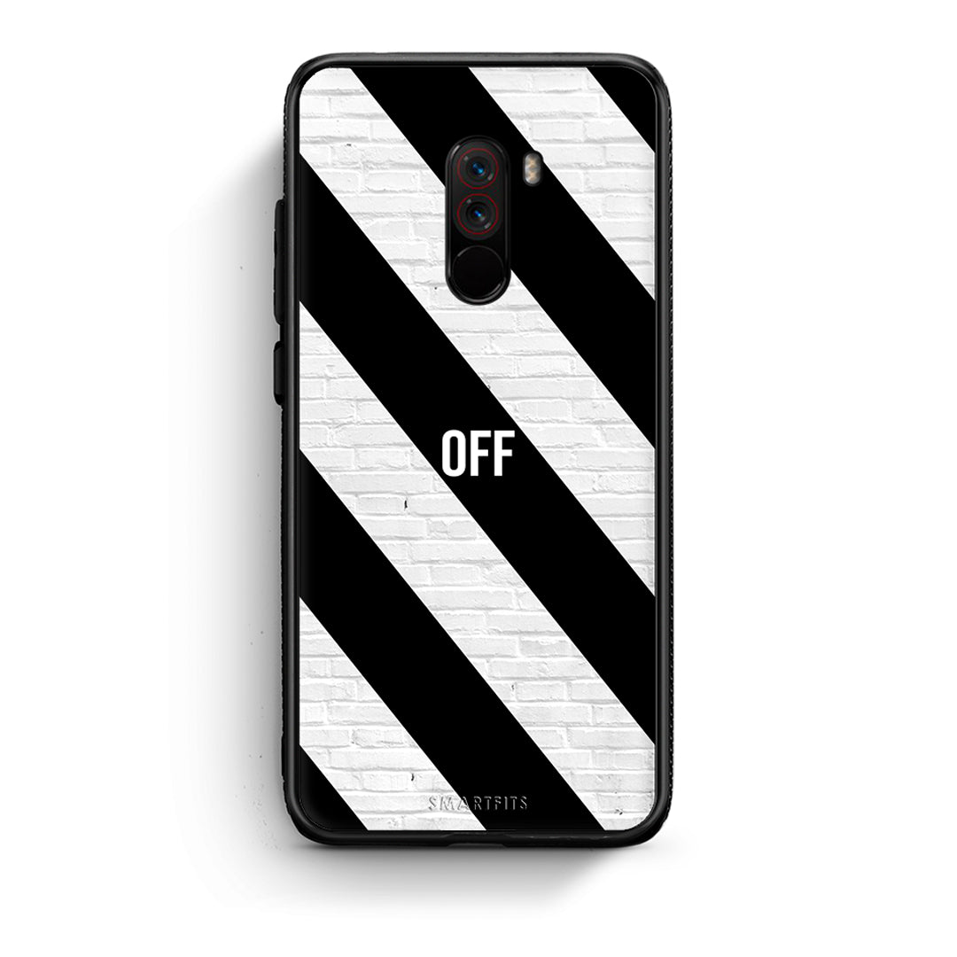 Xiaomi Pocophone F1 Get Off θήκη από τη Smartfits με σχέδιο στο πίσω μέρος και μαύρο περίβλημα | Smartphone case with colorful back and black bezels by Smartfits