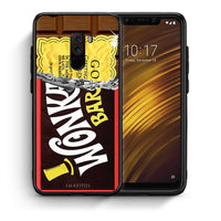 Thumbnail for Θήκη Xiaomi Pocophone F1 Golden Ticket από τη Smartfits με σχέδιο στο πίσω μέρος και μαύρο περίβλημα | Xiaomi Pocophone F1 Golden Ticket case with colorful back and black bezels