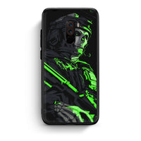 Thumbnail for Xiaomi Pocophone F1 Green Soldier Θήκη Αγίου Βαλεντίνου από τη Smartfits με σχέδιο στο πίσω μέρος και μαύρο περίβλημα | Smartphone case with colorful back and black bezels by Smartfits