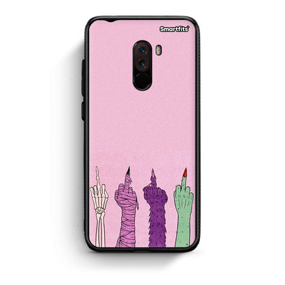 Xiaomi Pocophone F1 Halloween Be A Lady Θήκη από τη Smartfits με σχέδιο στο πίσω μέρος και μαύρο περίβλημα | Smartphone case with colorful back and black bezels by Smartfits