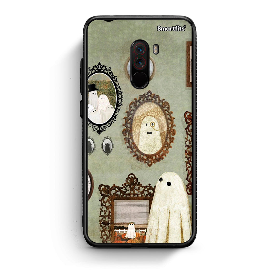 Xiaomi Pocophone F1 Halloween Ghost Season Θήκη από τη Smartfits με σχέδιο στο πίσω μέρος και μαύρο περίβλημα | Smartphone case with colorful back and black bezels by Smartfits