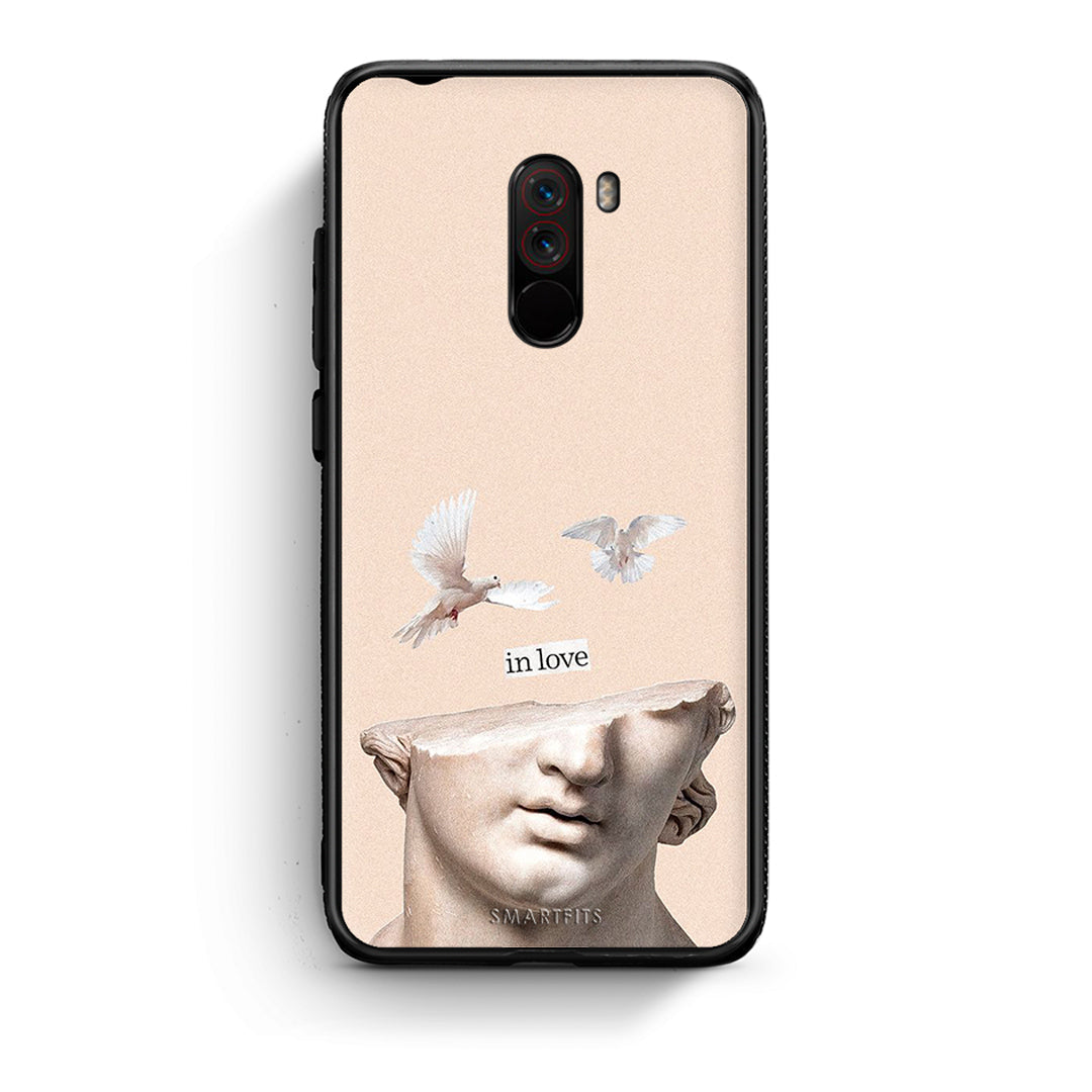 Xiaomi Pocophone F1 In Love θήκη από τη Smartfits με σχέδιο στο πίσω μέρος και μαύρο περίβλημα | Smartphone case with colorful back and black bezels by Smartfits