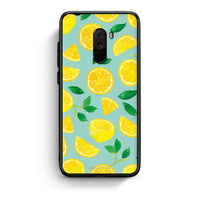 Thumbnail for Xiaomi Pocophone F1 Lemons θήκη από τη Smartfits με σχέδιο στο πίσω μέρος και μαύρο περίβλημα | Smartphone case with colorful back and black bezels by Smartfits