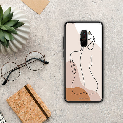 LineArt Woman - Xiaomi Pocophone F1 θήκη