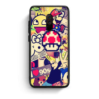 Thumbnail for Xiaomi Pocophone F1 Love The 90s θήκη από τη Smartfits με σχέδιο στο πίσω μέρος και μαύρο περίβλημα | Smartphone case with colorful back and black bezels by Smartfits