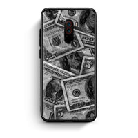 Thumbnail for Xiaomi Pocophone F1 Money Dollars θήκη από τη Smartfits με σχέδιο στο πίσω μέρος και μαύρο περίβλημα | Smartphone case with colorful back and black bezels by Smartfits